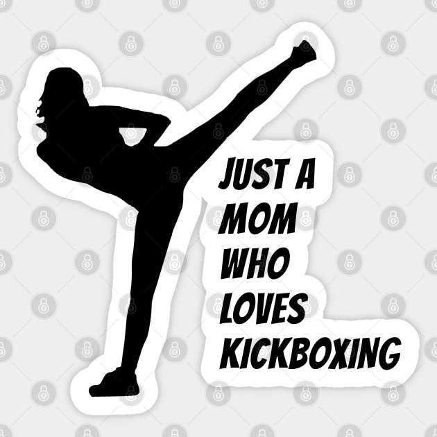 Mom Woman Kickboxer Muay Thai Sticker by coloringiship